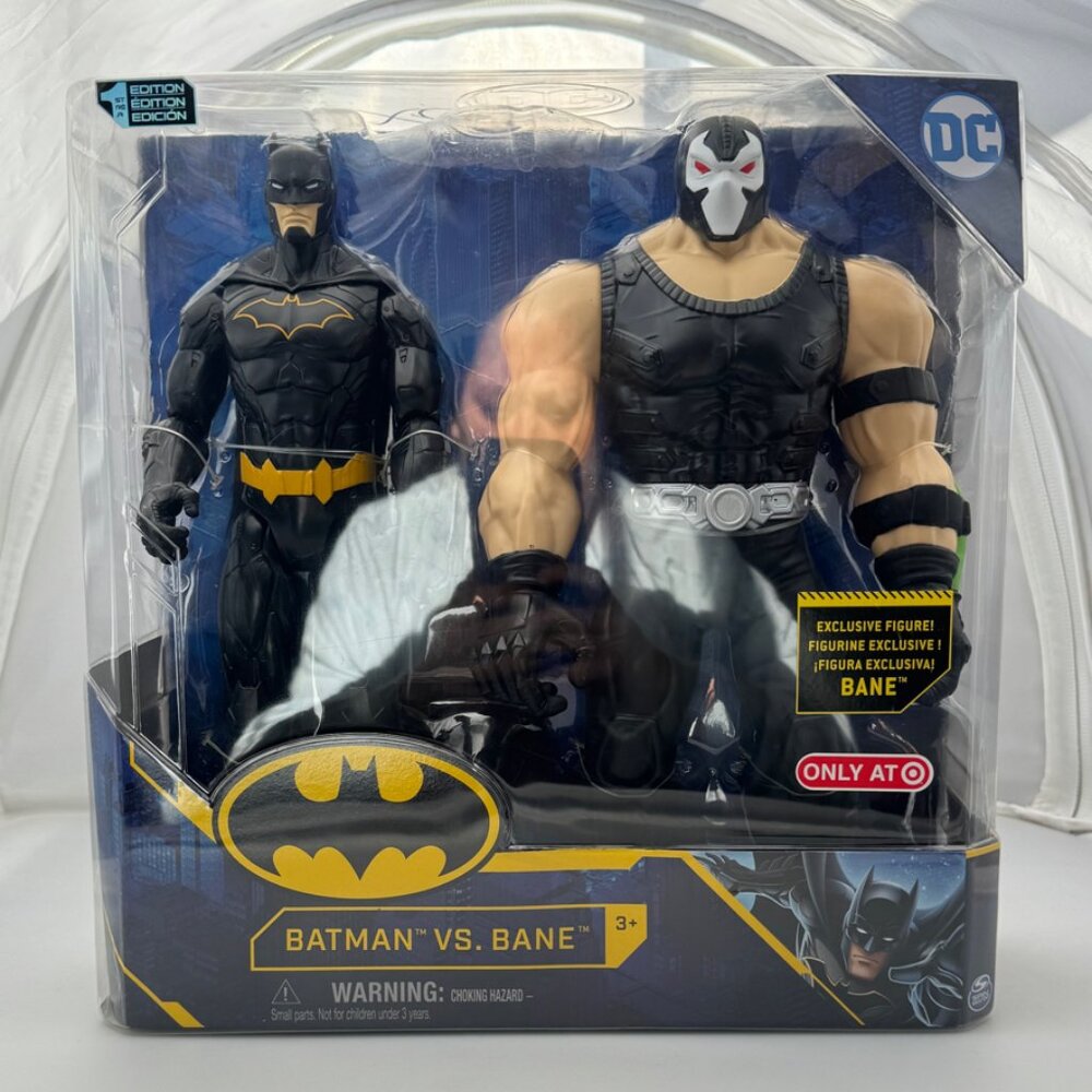 Batman vs. Bane DC Comics Action Figures 1st Edition Exclusive Spin Master